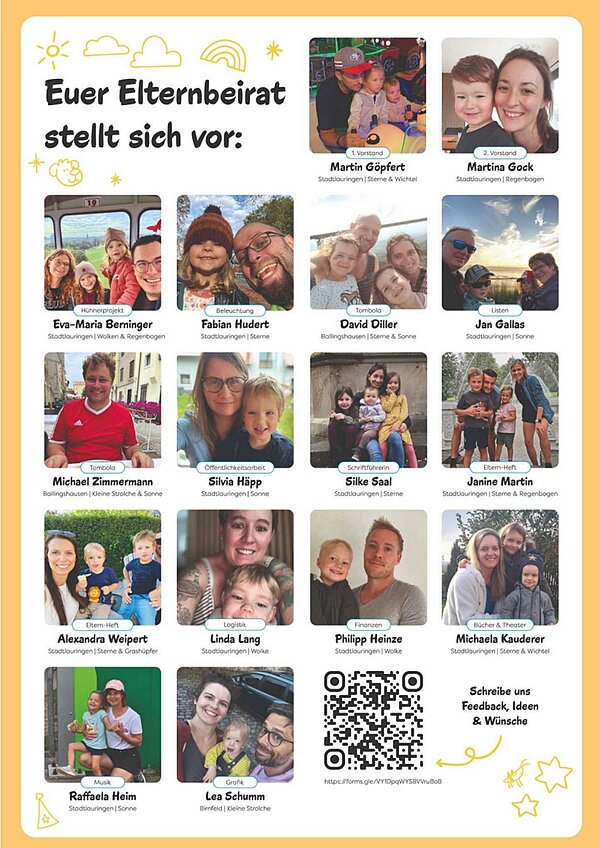 Unser Elternbeirat für das Kitajahr 2024/2025